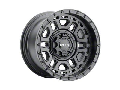 Weld Off-Road Crux Satin Black 6-Lug Wheel; 20x10; -19mm Offset (04-15 Titan)