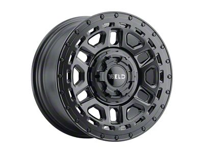 Weld Off-Road Crux Satin Black 6-Lug Wheel; 20x12; -44mm Offset (04-15 Titan)