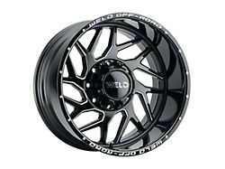 Weld Off-Road Fulcrum Gloss Black Milled 6-Lug Wheel; 20x12; -44mm Offset (04-15 Titan)