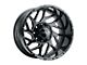 Weld Off-Road Fulcrum Gloss Black Milled 6-Lug Wheel; 20x12; -44mm Offset (04-15 Titan)