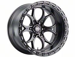 Weld Off-Road Ledge Six Satin Black 6-Lug Wheel; 18x9; -12mm Offset (04-15 Titan)