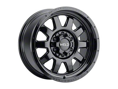 Weld Off-Road Stealth Gloss Black 6-Lug Wheel; 18x9; 0mm Offset (04-15 Titan)