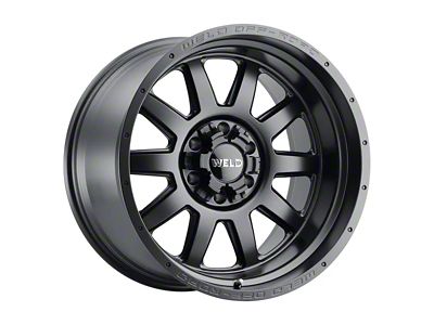 Weld Off-Road Stealth Satin Black 6-Lug Wheel; 20x9; 0mm Offset (04-15 Titan)