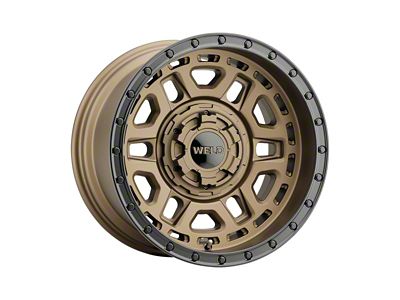 Weld Off-Road Crux Satin Bronze 6-Lug Wheel; 17x9; 0mm Offset (05-15 Tacoma)