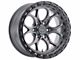 Weld Off-Road Ledge Six Satin Gunmetal 6-Lug Wheel; 18x9; -12mm Offset (05-15 Tacoma)