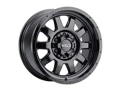 Weld Off-Road Stealth Gloss Black 6-Lug Wheel; 18x9; 0mm Offset (05-15 Tacoma)