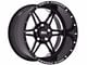 Weld Off-Road Cheyenne Six XT Gloss Black Milled 6-Lug Wheel; 22x12; -51mm Offset (10-24 4Runner)