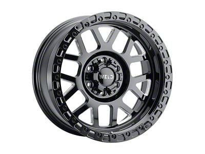 Weld Off-Road Cinch Gloss Black Milled 6-Lug Wheel; 20x9; 20mm Offset (10-24 4Runner)