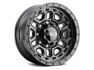 Weld Off-Road Crux Satin Black 6-Lug Wheel; 17x9; 0mm Offset (10-24 4Runner)