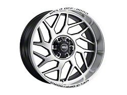 Weld Off-Road Fulcrum Gloss Black Machined 6-Lug Wheel; 20x12; -44mm Offset (10-24 4Runner)