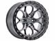 Weld Off-Road Ledge Six Satin Gunmetal 6-Lug Wheel; 18x9; -12mm Offset (10-24 4Runner)