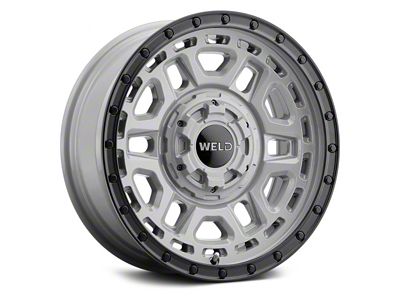 Weld Off-Road Crux Gloss Armor Gray 6-Lug Wheel; 17x9; 0mm Offset (16-23 Tacoma)