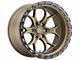 Weld Off-Road Ledge Six Satin Bronze with Satin Black Ring 6-Lug Wheel; 18x9; -12mm Offset (16-23 Tacoma)