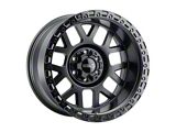 Weld Off-Road Cinch Satin Black with Gloss Black Ring 6-Lug Wheel; 20x10; -18mm Offset (10-24 4Runner)