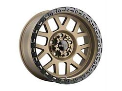 Weld Off-Road Cinch Satin Bronze with Satin Black Ring 6-Lug Wheel; 22x10; 13mm Offset (21-24 Bronco, Excluding Raptor)