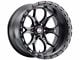 Weld Off-Road Ledge Six Satin Black 6-Lug Wheel; 18x9; -12mm Offset (21-24 Bronco, Excluding Raptor)