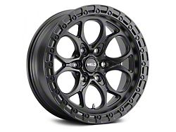 Weld Off-Road Ledge Six Satin Black 6-Lug Wheel; 20x12; -44mm Offset (22-24 Bronco Raptor)