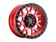 Weld Off-Road Cinch Candy Red 6-Lug Wheel; 17x9; -12mm Offset (22-24 Bronco Raptor)