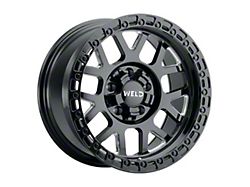 Weld Off-Road Cinch Gloss Black Milled 6-Lug Wheel; 17x9; 0mm Offset (22-24 Bronco Raptor)