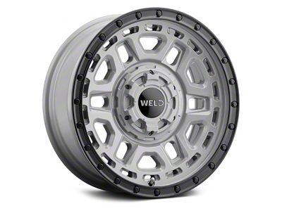 Weld Off-Road Crux Gloss Armor Gray 6-Lug Wheel; 17x9; 0mm Offset (22-24 Bronco Raptor)