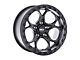 Weld Off-Road Ledge True Beadlock Satin Black Wheel; 17x9 (20-24 Jeep Gladiator JT)