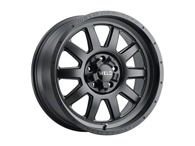 Weld Off-Road Stealth Satin Black Wheel; 20x9; 20mm Offset (20-25 Jeep Gladiator JT)