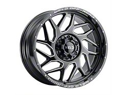 Weld Off-Road Fulcrum Gloss Black Machined 6-Lug Wheel; 20x10; -18mm Offset (17-24 Titan)