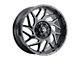 Weld Off-Road Fulcrum Gloss Black Machined 6-Lug Wheel; 20x10; -18mm Offset (17-24 Titan)