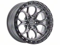 Weld Off-Road Ledge Six Satin Gunmetal 6-Lug Wheel; 18x9; -12mm Offset (17-24 Titan)