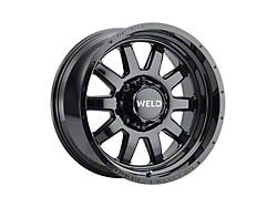 Weld Off-Road Stealth Gloss Black 6-Lug Wheel; 20x10; -18mm Offset (16-24 Titan XD)