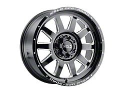 Weld Off-Road Stealth Gloss Black Milled 6-Lug Wheel; 18x9; 0mm Offset (16-24 Titan XD)