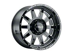 Weld Off-Road Stealth Gloss Black Milled 6-Lug Wheel; 20x9; 13mm Offset (16-24 Titan XD)