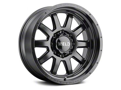 Weld Off-Road Stealth Satin Black 6-Lug Wheel; 20x10; -18mm Offset (16-24 Titan XD)