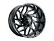 Weld Off-Road Fulcrum Gloss Black Milled 6-Lug Wheel; 20x12; -44mm Offset (22-24 Tundra)