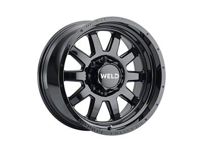 Weld Off-Road Stealth Gloss Black 6-Lug Wheel; 20x10; -18mm Offset (22-24 Tundra)