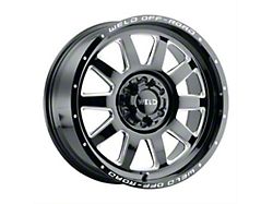 Weld Off-Road Stealth Gloss Black Milled 6-Lug Wheel; 20x10; -18mm Offset (22-24 Tundra)