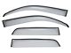 WELLvisors Premium Series Taped-on Window Visors Wind Deflectors; Front and Rear; Dark Tint (03-09 4Runner)