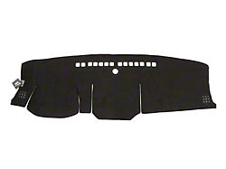 WELLvisors Suede Style Dash Mat; Black (14-21 Tundra)