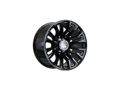 Wesrock Wheels Maverick Gloss Black Milled 6-Lug Wheel; 20x10; -12mm Offset (04-15 Titan)