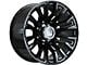 Wesrock Wheels Maverick Gloss Black Milled 6-Lug Wheel; 20x10; -12mm Offset (04-15 Titan)