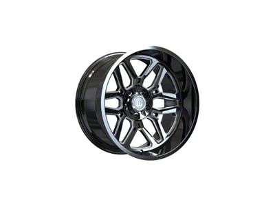 Wesrock Wheels Ranger Gloss Black Milled 6-Lug Wheel; 20x10; -12mm Offset (04-15 Titan)