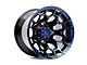 Wesrock Wheels Spur Gloss Black Milled with Blue Tint 6-Lug Wheel; 20x10; -12mm Offset (10-24 4Runner)