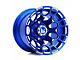 Wesrock Wheels Spur Candy Blue Milled 6-Lug Wheel; 20x10; -12mm Offset (2024 Tacoma)