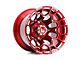Wesrock Wheels Spur Candy Red Milled 6-Lug Wheel; 22x12; -44mm Offset (2024 Tacoma)