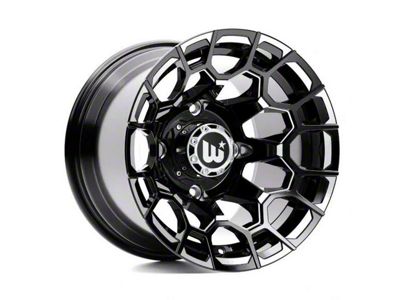 Wesrock Wheels Spur Gloss Black Milled 6-Lug Wheel; 20x10; -12mm Offset (2024 Tacoma)