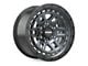 Wesrock Wheels BT-26 Anthracite with Black Simulated Beadlock Wheel; 17x8.5; -6mm Offset (84-01 Jeep Cherokee XJ)