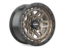 Wesrock Wheels BT-26 Bronze with Black Simulated Beadlock Black Wheel; 17x8.5; 20mm Offset (84-01 Jeep Cherokee XJ)