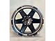 Wesrock Wheels BT-26 Anthracite with Black Simulated Beadlock Wheel; 17x8.5 (20-24 Jeep Gladiator JT)