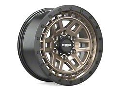 Wesrock Wheels BT-26 Bronze with Black Simulated Beadlock Black Wheel; 17x8.5 (87-95 Jeep Wrangler YJ)