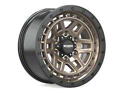 Wesrock Wheels BT-26 Bronze with Black Simulated Beadlock Black Wheel; 18x9; 0mm Offset (76-86 Jeep CJ7)